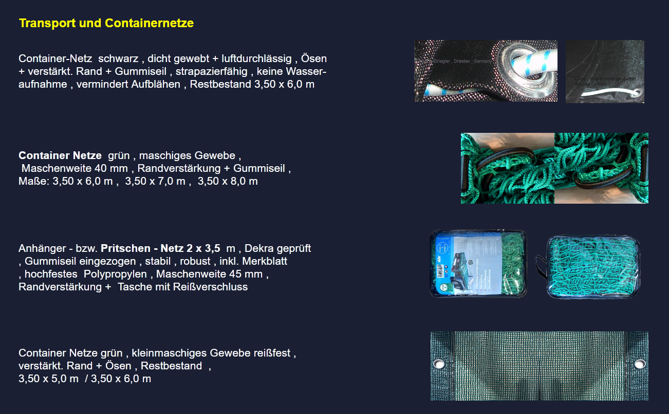 Striegler Handel Transportnetze