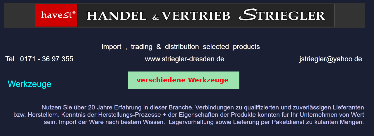 Striegler Handel Header